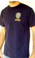Tee Shirt NYPD - Bleu - Taille M