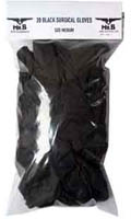 Surgical gloves (x20) - Black - Size M