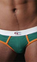 Brief ''Lo-Rise'' Go Softwear - Green - Size M