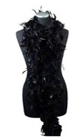 Boa Plume 1.80m - Noir