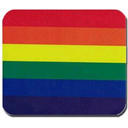 Tapis de souris arc en ciel