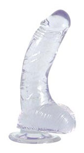 Gode Clear Stone 19 cm