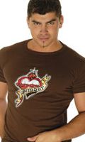 Tee-Shirt Amour PriapeWear - Brown - Size L