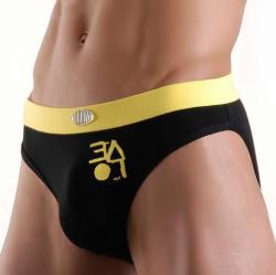 Slip Love UDY - Noir/Jaune - Taille L