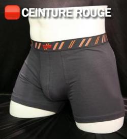 Boxer Sport Impetus - Gris/Rouge - Taille XL