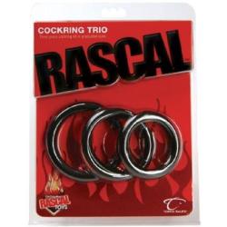 Cockring Trio - Rascal - Black