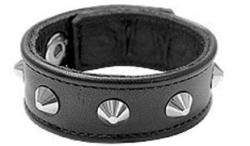 CockStrap cuir Rivets