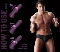 Slip Warm Up ManStore + anneau vibrant - Black - Size L