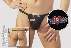 String Heart Breaker CotteliCollection - Black - Size single