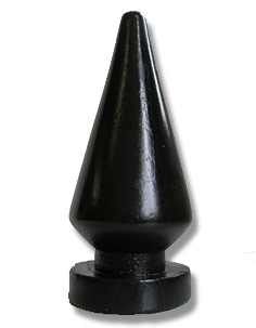 Butt plug vinyl Conique - Allong