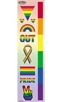 Bande 10 stickers rainbow