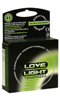 Prservatifs Fluo Love-Light - x3