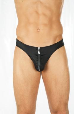 MiniSlip avec fermeture Zip - Noir - Taille unique