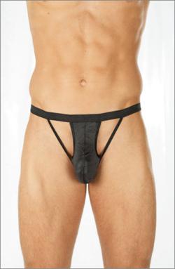 String Cache Sexe - Noir - Taille unique