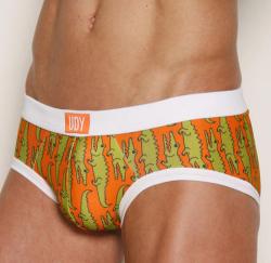 Slip Crocodile UDY - Orange - Taille L