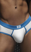 Slip Wonderman UDY - Blanc/Bleu - Taille XL