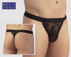 String Dentelle SvenJoyment - Black - Size XL
