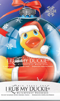 Canard Noël Santa Holiday vibrant (format voyage)