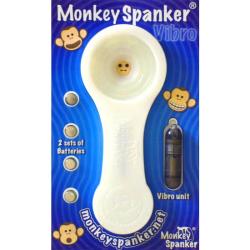 Monkey Spanker Vibro - Blanc