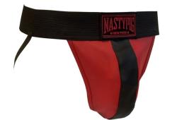 Jock Strap Cuir NastyPig - Rouge/Noir - Taille L