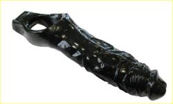 Extenseur TSX - Allongeur de penis Fat Cock Sheath - Black - Medium
