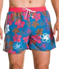 Short de bain ''Flower Corail'' DIM - Blue - Size M