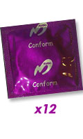 Prservatifs Mates Conform x12 (petite taille)