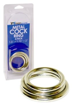 Pack 3 cockrings Metal