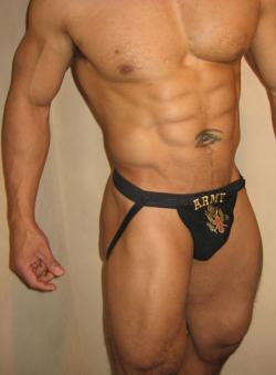 Army lowrise Jock Strap - NY JOX - Black - Size XL