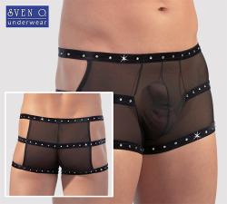 Boxer Scintillant - SvenJoyment - Noir/Transparent - Taille M
