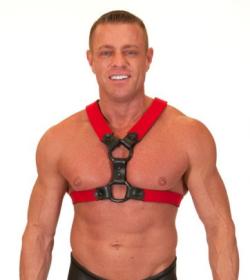 Harnais Neoprene - Red - Size L/XL