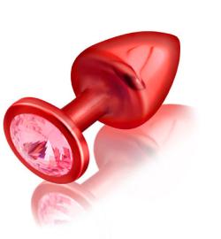 Plug FLAMMA HOT DiamonLove - Red - Size L
