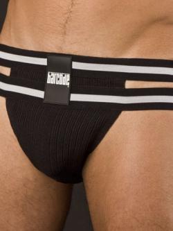 Jock Strap Hades - BARCODE - Noir/Blanc - Taille XL
