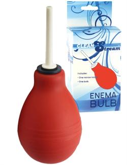 Poire  lavement Enema Bulb CleanStream - rouge