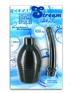 Deluxe Enema Bulb Mini Douche - black