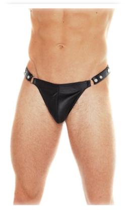 String Cuir - Noir - Taille unique