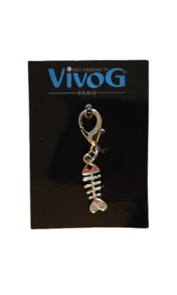 Mdaillon-pins pour chien - Poisson