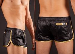 BARCODE Shinie Short - Black/Gold - Size L