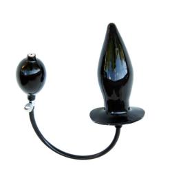 Plug Caoutchouc Tendre Gonflant Noir - XLarge