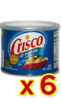 Cliquez pour voir la fiche produit- Graisse Crisco - 453 g x 6