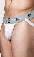 Click to see product infos- JockStrap Supporter MM Edition (ex Bike) (ceinture 2'') - White/Gray - Size L