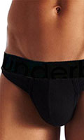 Click to see product infos- Thong Large Ceinture - RounderBum - Black - Size S