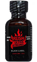 Cliquez pour voir la fiche produit- Poppers Maxi Rush ULTRA STRONG BLACK LABEL (pentyle) - 24 ml