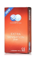 Cliquez pour voir la fiche produit- Préservatifs Soft - Extra Sensation (Texturés) - x12