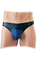 Cliquez pour voir la fiche produit- String Double Couleur SvenJoyment - Bleu/Noir - Taille XL