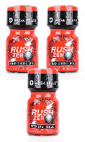 Cliquez pour voir la fiche produit- Pack Poppers Rush Zero RED x 3 (pentyle/propyle) 10 ml