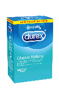 Cliquez pour voir la fiche produit- Prservatifs Durex Classic Natural Maxi Pack x 20