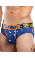 Click to see product infos- Slip ''U22SP Sushi'' - SupaWear - Blue/Orange - Size M