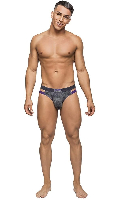 Click to see product infos- MiniSlip Bikini Cutout ''Heather Haze'' Male Power - Gray - Size M