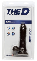 Cliquez pour voir la fiche produit- Realistic ''The D Slim'' - Doc Johnson - Noir - Taille 6'' (15cm)